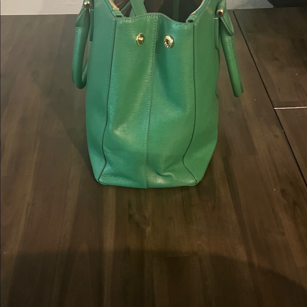 Ralph Lauren Vibrant Green Satchel bag never carried. - Picture 4 of 7